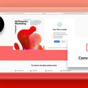 Alternative view of Adobe, acrobat pro, DC 2024